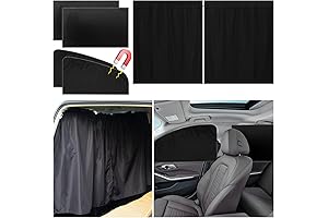 5-Pack Car Privacy Curtains for Sedan