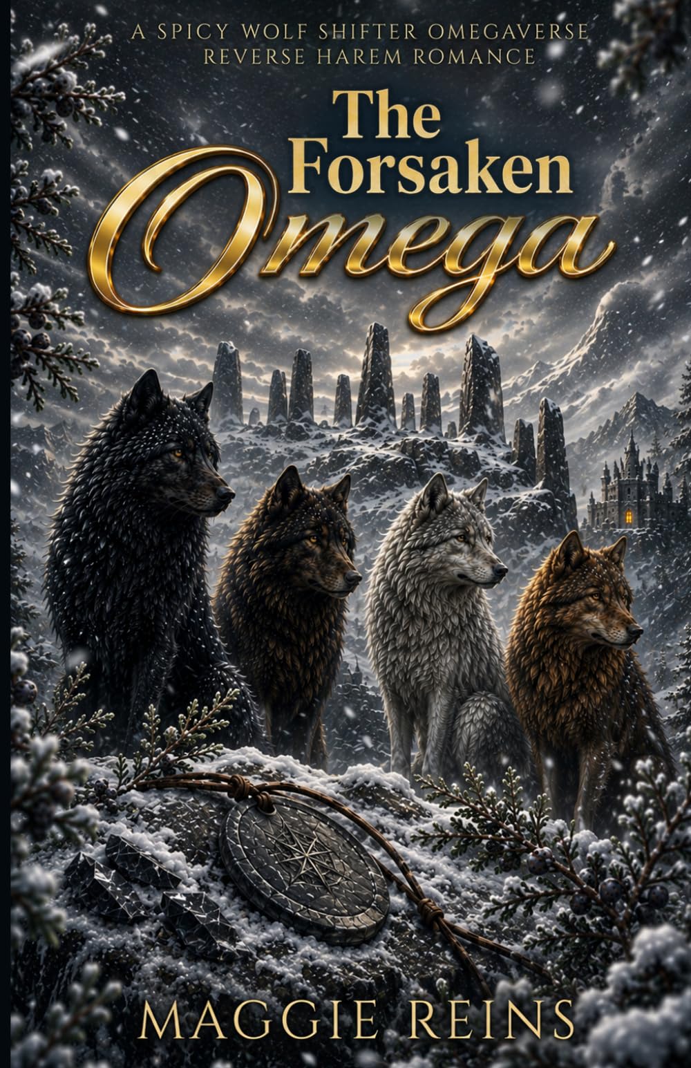 The Forsaken Omega: A Spicy Wolf Shifter Omegaverse Reverse Harem Romance (Throne of Treachery)