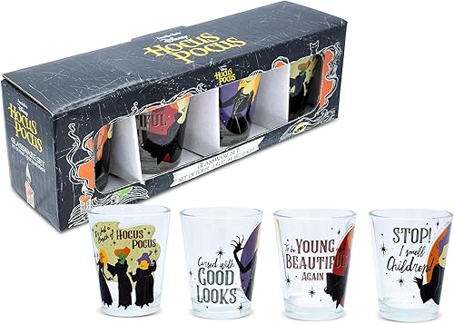 Miniatura 2 de Disney Hocus Pocus Sanderson Sisters Mini vasos de chupito  Juego de 4