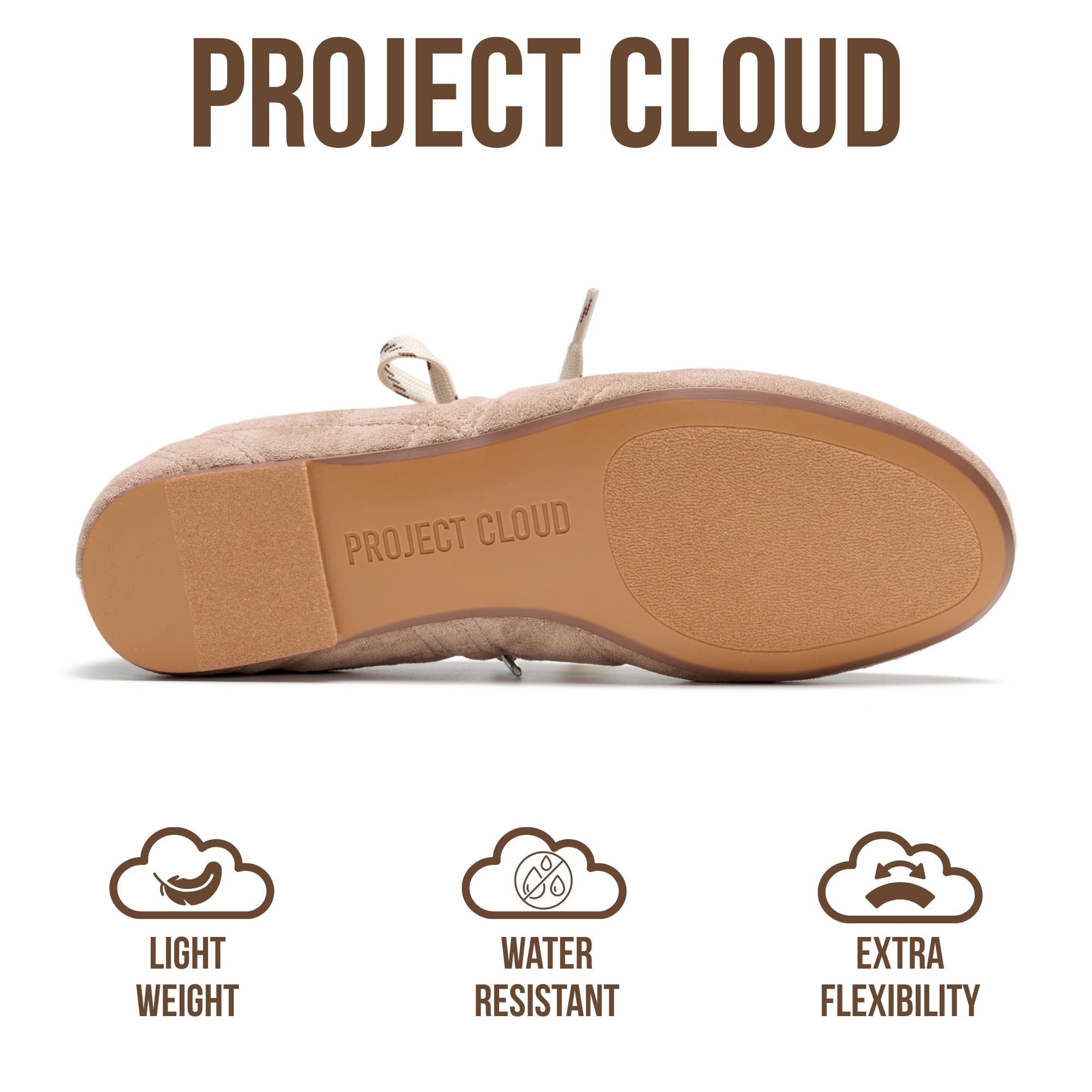 Project Cloud Fashion Mary Jane Shoes Women - Womens Ballet Flats with Memory Foam Insole - Lightweight & Non-Slip Ballet Flats Shoes for Women 2026 (Emilee) — view 4