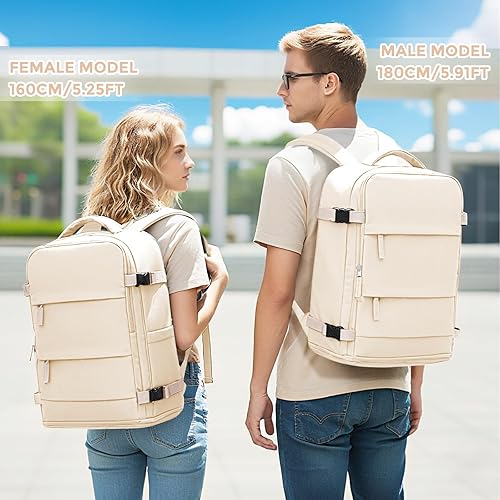 Miniatura 533 de coowoz - Mochila de viaje grande para mujeres y hombres, morral impermeable para exteriores, deportes y senderismo, Azul eléctrico, Mochilas de viaje