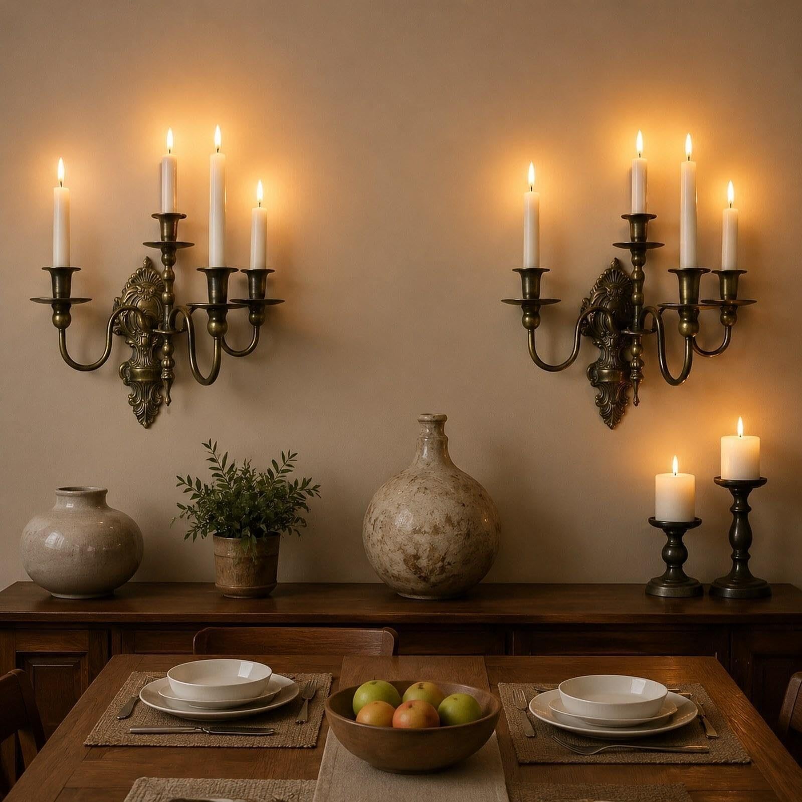Portacandele a candelabro Candela da Muro for candelabro Ornamentale affusolato Regali per la Nuova casa