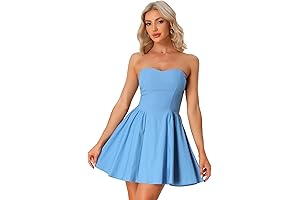 Women's Rhinestone Denim Dress with Off Shoulder