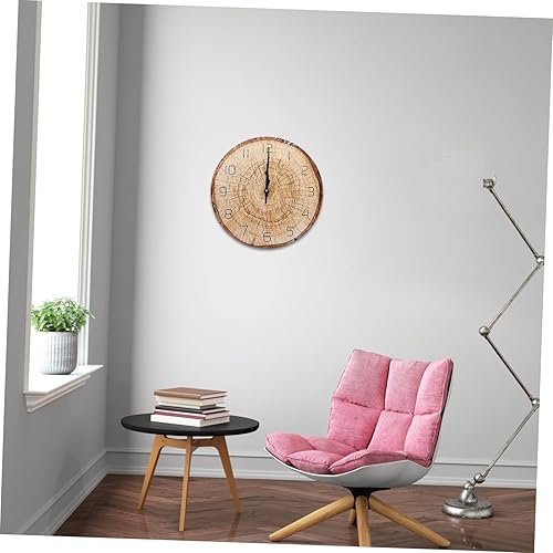 Miniatura 3 de DECHOUS Reloj de pared con anillo anual para oficina, reloj de pared antiguo para oficina, reloj de pared decorativo, reloj de pared rústico, reloj