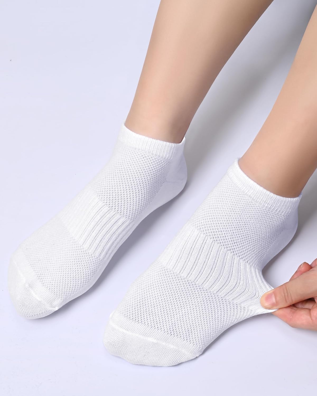 10 Pairs Kids Socks for Boys Girls Ankle Athletic Low Cut Socks Half Cushioned Crew Cotton No Show Running Sock - Image 2