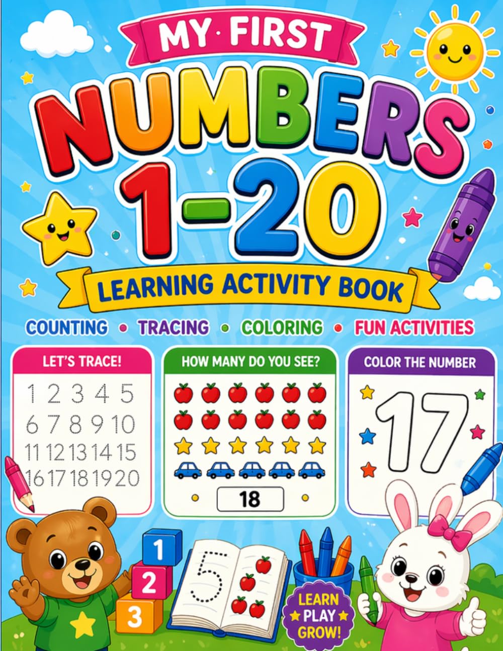 My First Numbers 1-20: Learning Activity Book