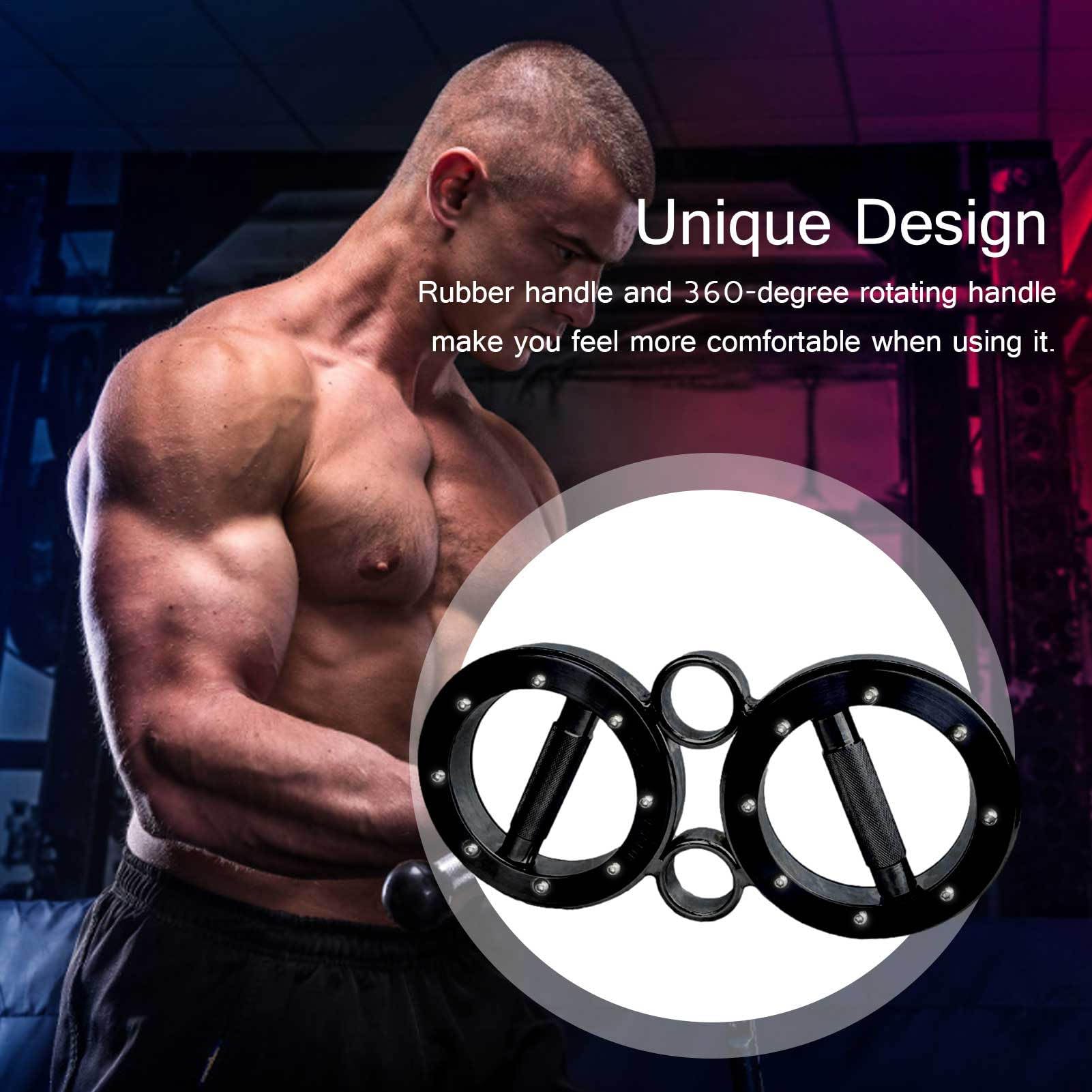 Burn Machine, Speed Trainer, Boxing Workout Gear, Rotating Arm Training mit verstellbarem Widerstand, Trainingsausrüstung für Home Fitness Kraft, Cardio, Muscle Endurance Routine, 35,7 x 16,69 x 0,98