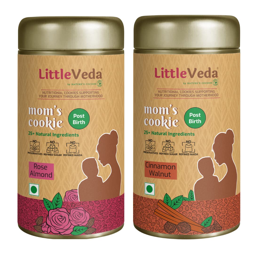 LittleVeda MomS Cookies(Pack Of 2)(150G+150G)Lactation Cookies for Breastfeeding MotherS Made With Shatavari,Moringa,Cumin- Rose Almond & Cinnamon Walnut, 300 Grams (B09LT4TWWW) Amazon Price History, Amazon Price Tracker