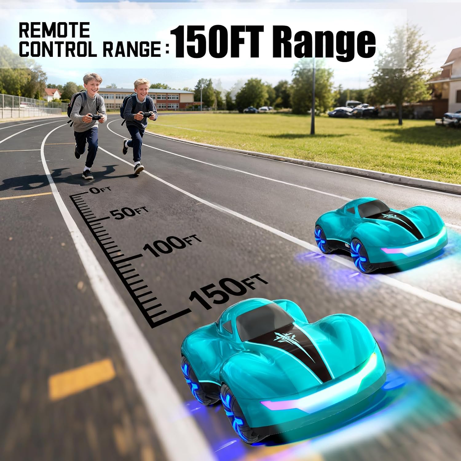 Gesture Sensing Remote Control Car with Display Dust Cover Garage,USB-C Rechargeable Drift RC Stunt Cars with LED Light|Spray|Sound2.4GHz Toy for Kids Christmas|Birthday Gifts for Boys Girls