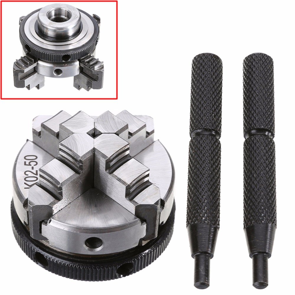 Tour À Fileter À Pré-centrage M14 À Mini-mâchoire 50mm Réversible