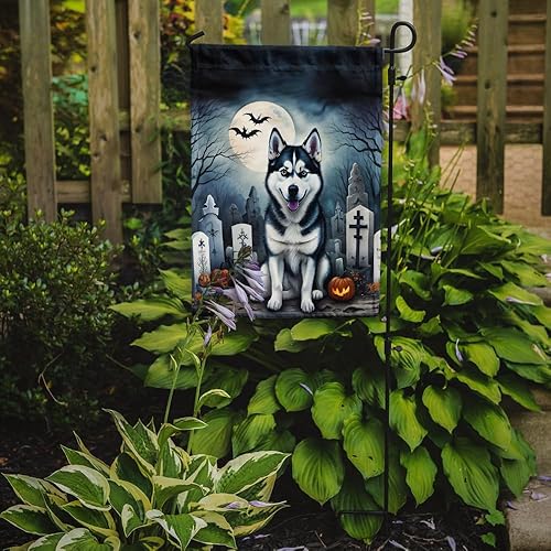 Miniatura 165 de Caroline's Treasures DAC2011GF - Bandera decorativa para jardín de Halloween con diseño de beagle para jardín, jardín, jardín, jardín, multicolor