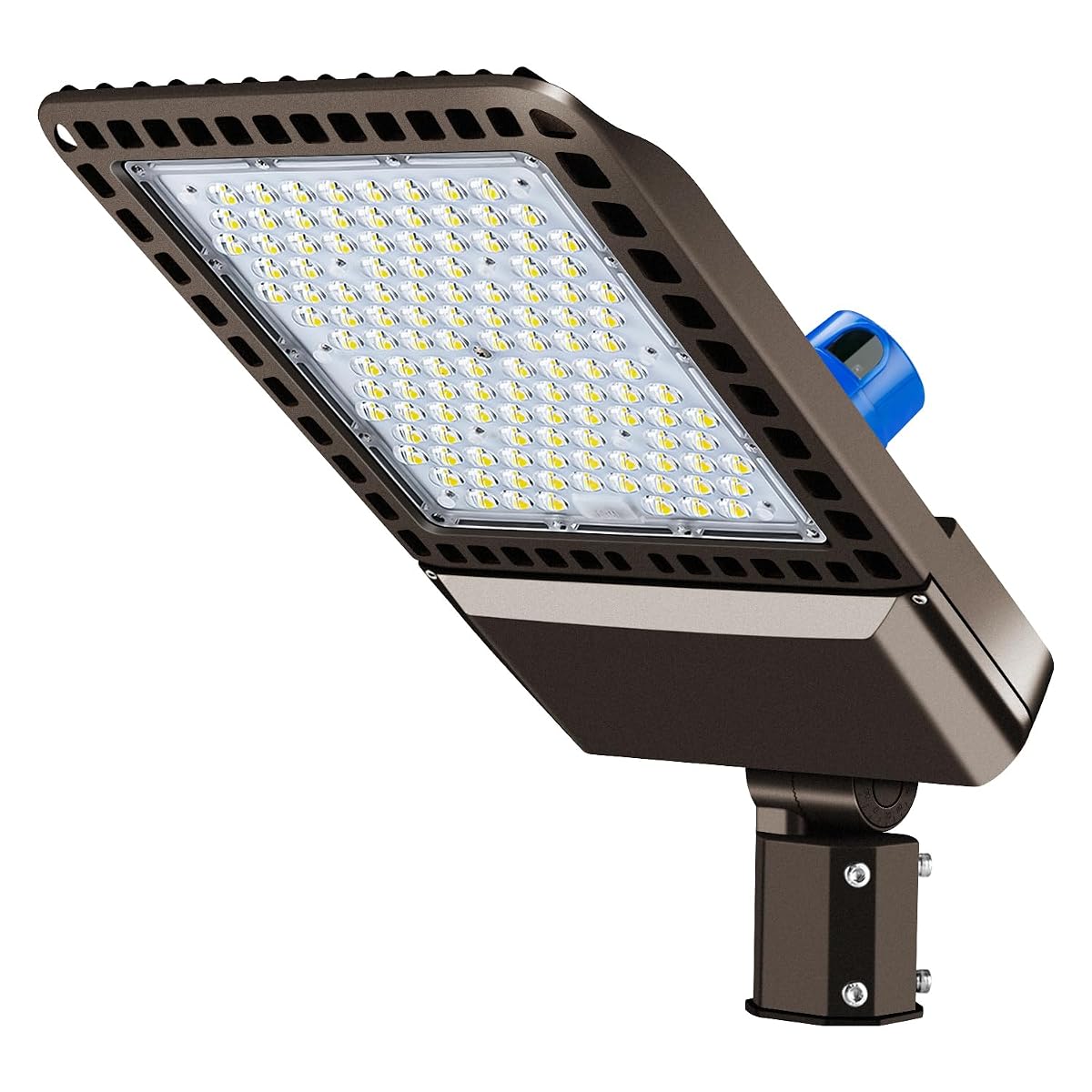 Juyace 300W LED Parking Lot Light - Slip Fitter Mount, 5000K, IP65 Waterproof,