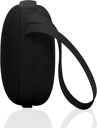 Excursion Pro Round Wireless Speaker, Hangtag, WrapAround Hand, Rubberized Design- Black