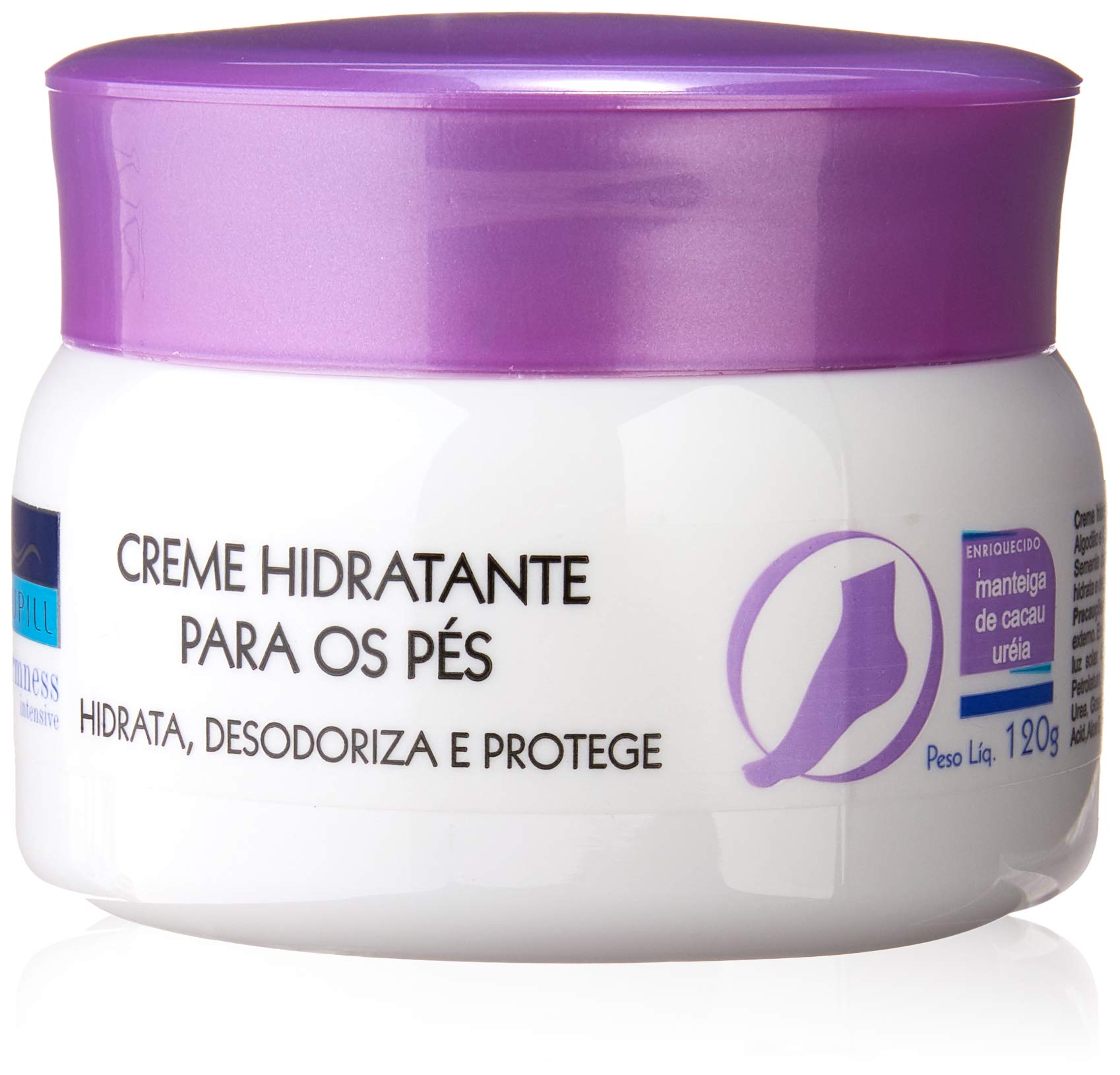 Hidratante Pés Nupill 120g, Nupill, Branco