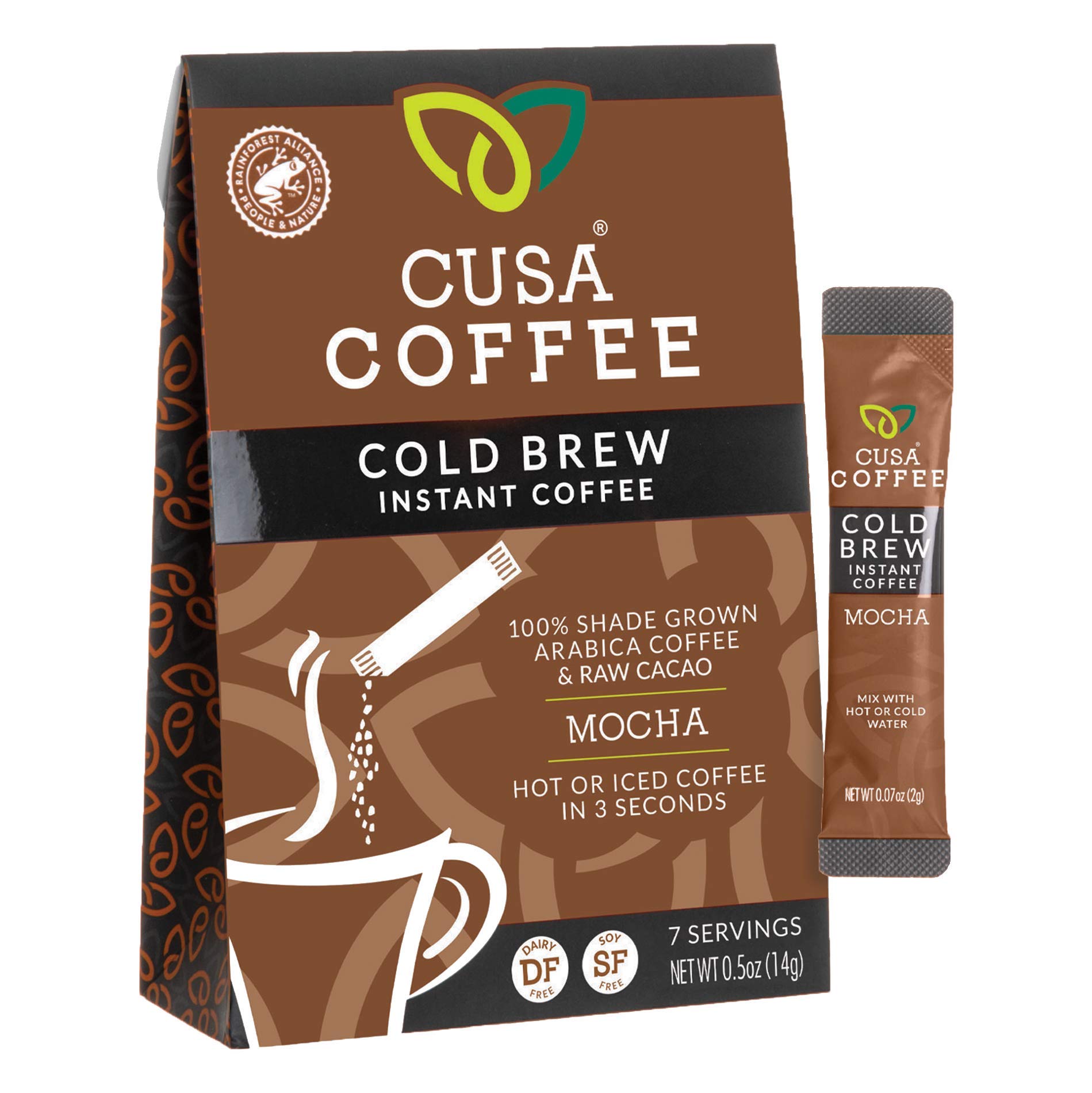Buy Cusa Tea & Coffee, Mocha Cold Brew. Premium Instant Coffee
