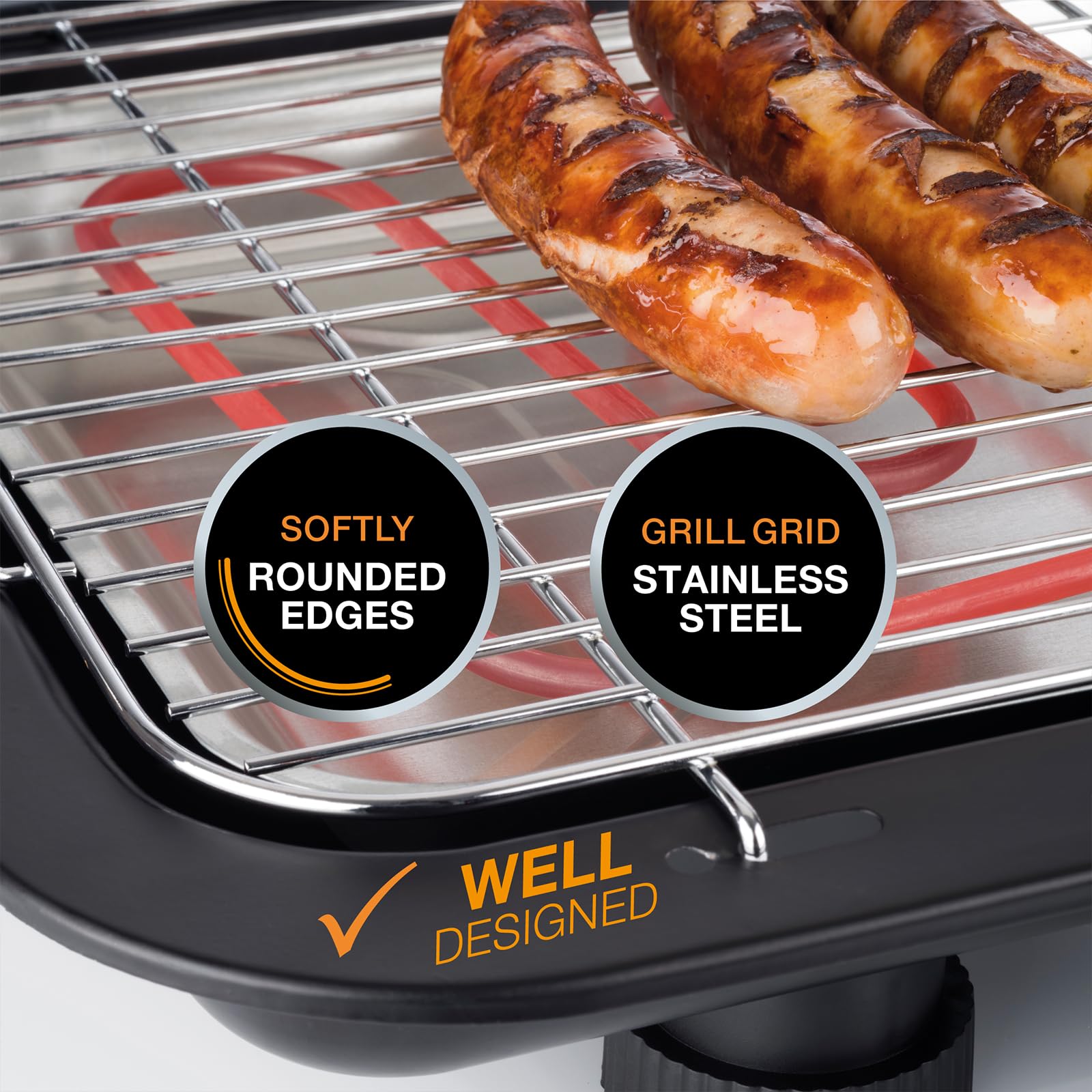MEDION elektrische grill (staande grill, tafelgrill, voor balkon tuin camping, met deksel, 2 zijtafels, 2000 watt, anti-aanbaklaag, wielen, vetopvangbak, MD10864 MEDION elektrische grill (staande grill, tafelgrill, voor balkon tuin camping, met deksel, 2 zijtafels, 2000 watt, anti-aanbaklaag, wielen, vetopvangbak, MD10864