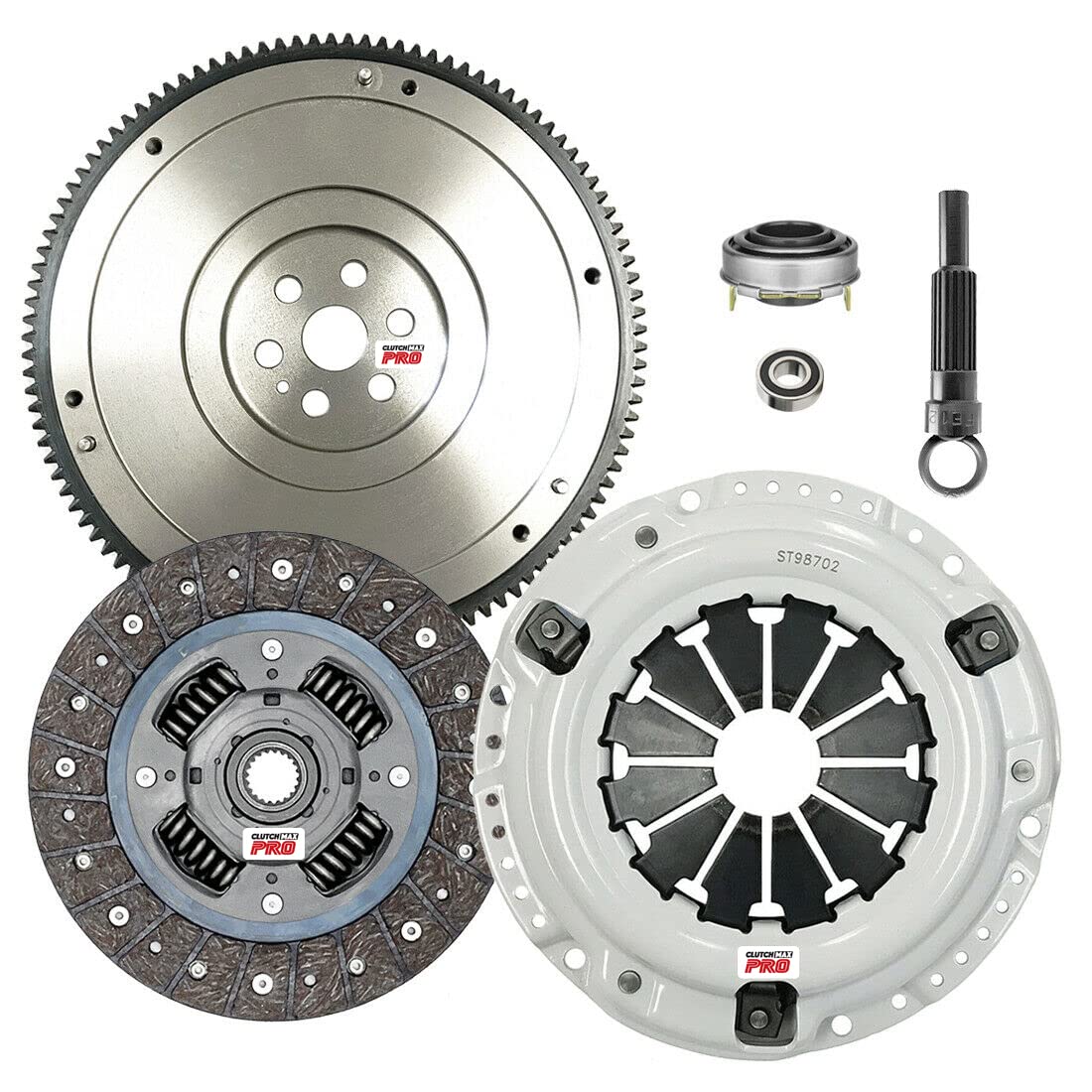 ClutchMaxPRO Stage 1 Clutch Kit With Flywheel - Compatible With 1989-1991 Honda Civic/CRX (D15/D16 1.5L/1.6L) - View #8