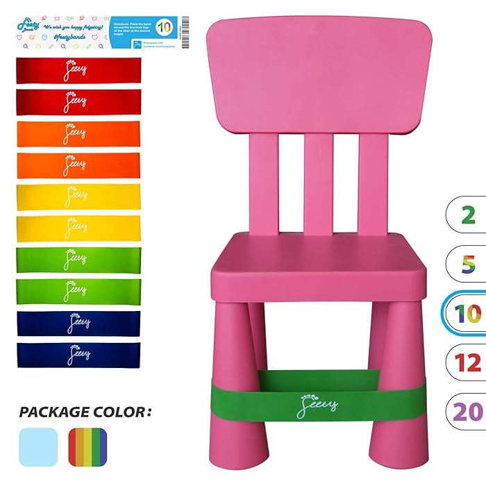 Buy Feety Chair Bands for Kids (10Pack) Flexible Seating for