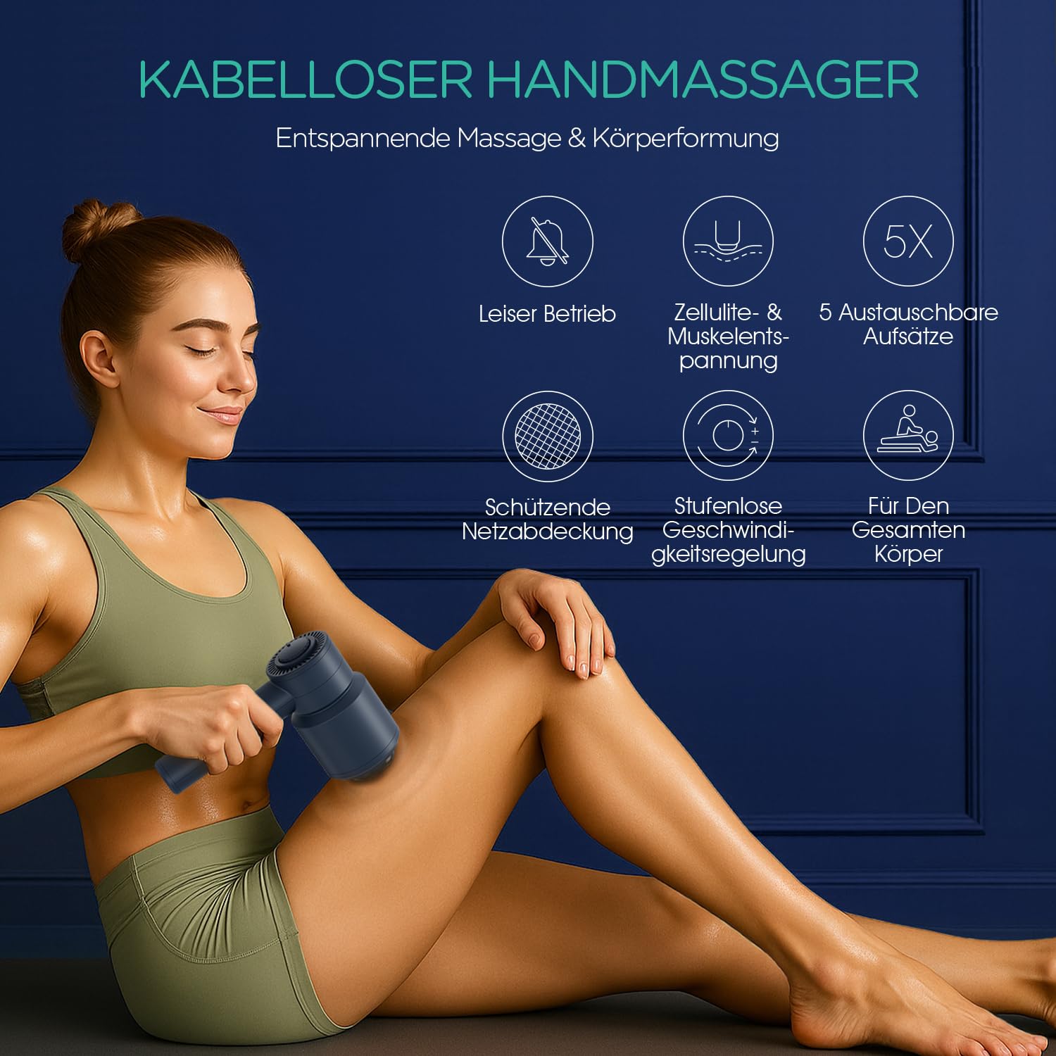 VOYOR-HEALTH Anti Cellulite Massagegerät Handgehaltenes Elektrisches