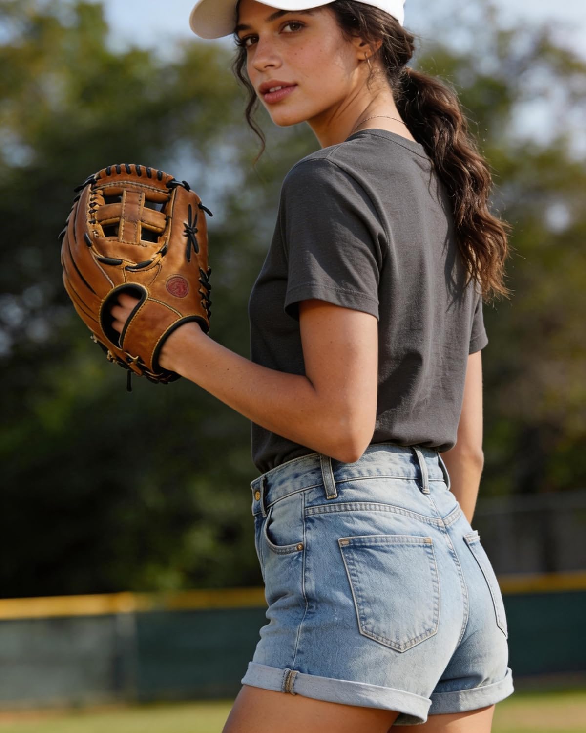 Womens Baseball Shirt Baseball Team T-Shirts Ballgame Graphic Shirts Game Day Fan Tee Casual Short Sleeve Top - Image 5