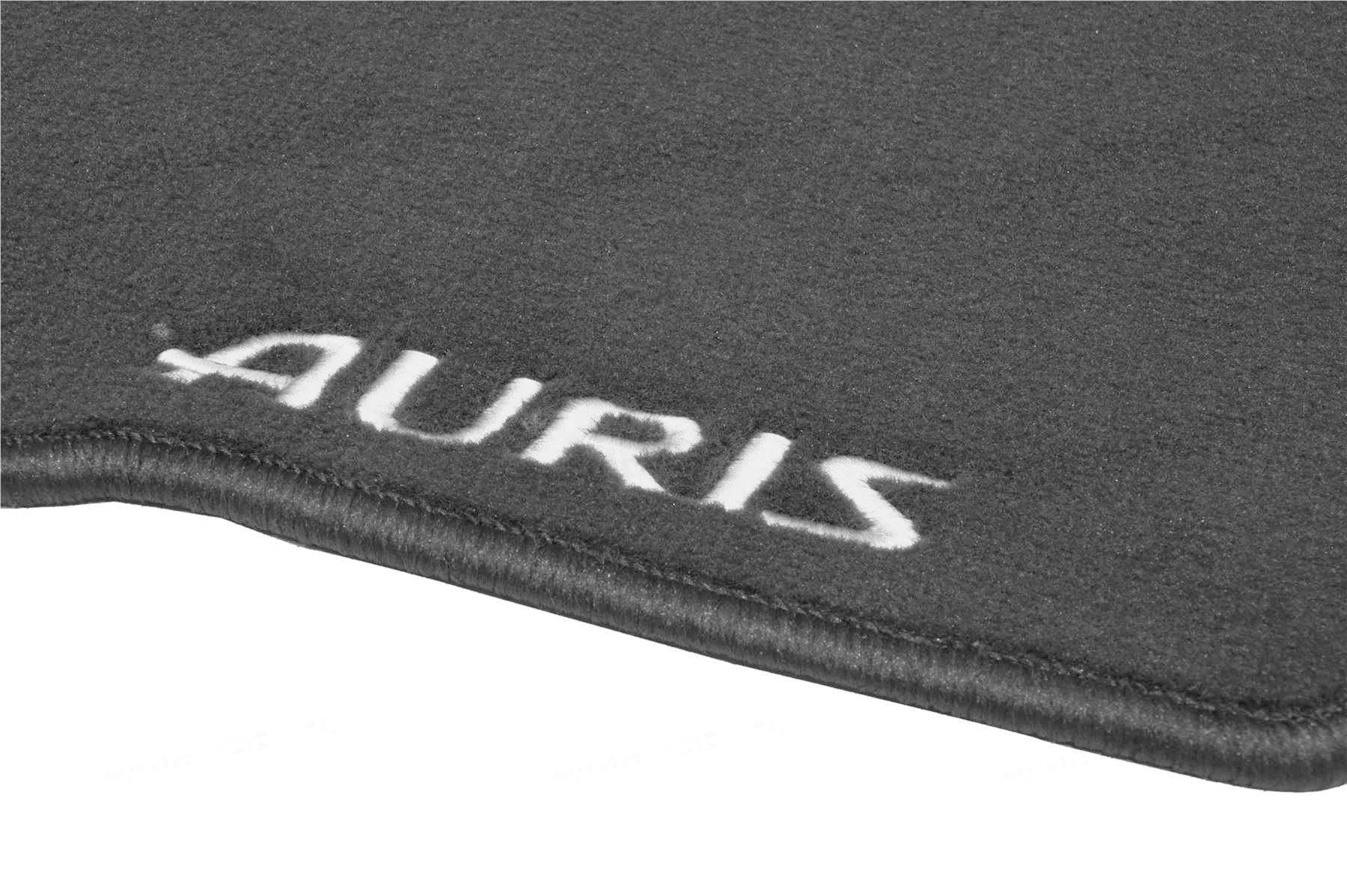 Toyota Auris 4 alfombrillas textiles antracita 520 g con ribete gris 12-18