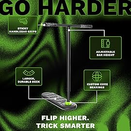The Indo Trick Scooter - Stunt Scooter for Teens, Kids and Adults - Trampoline Scoot to Practice Pro Tricks - Indoors and Outdoors - Professionals and Beginners