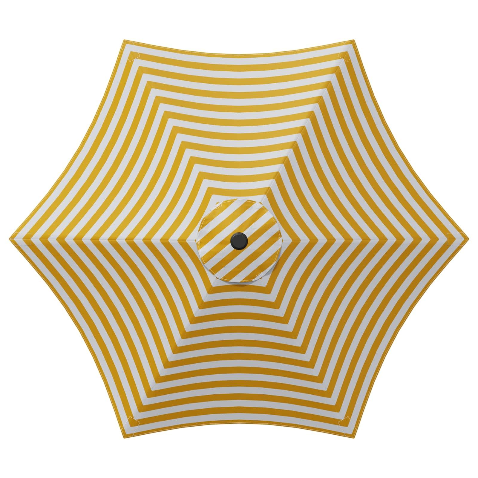SYDE Parasol ogrodowy ze światłami LED i podstawą 230 x 230 cm