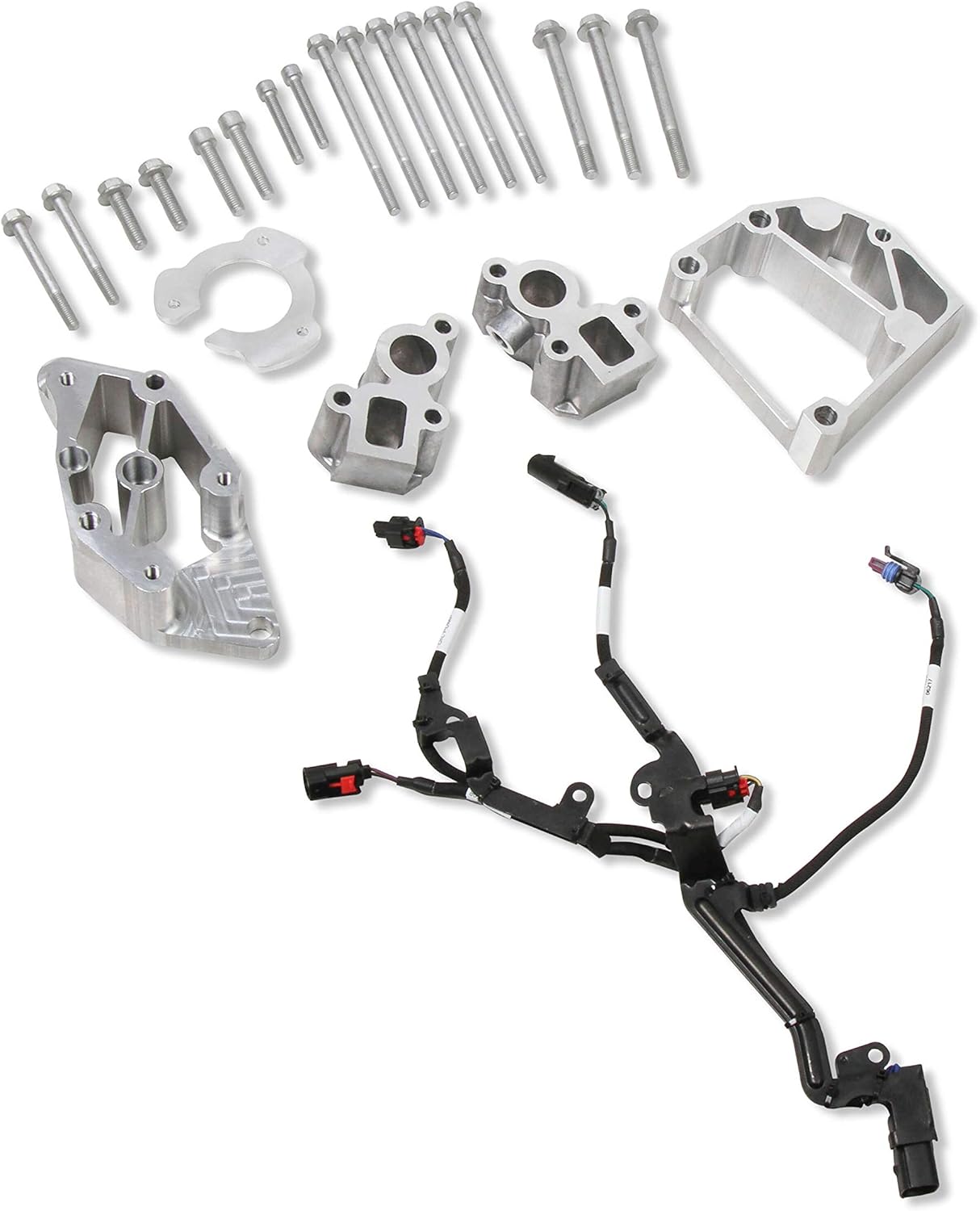 Holley 215 Accessory Drive Kit Installation LS Brackets/Spacers For GM