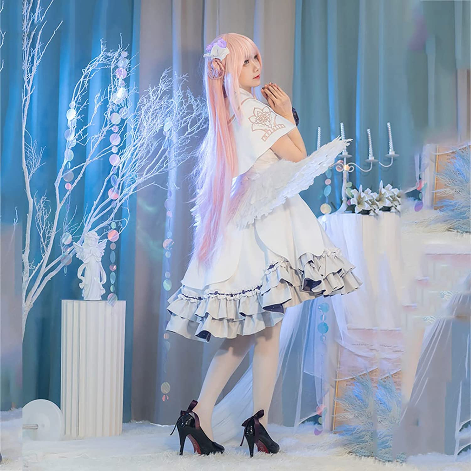 Amazon.co.jp: SHAOYAO ブルーアーカイブ 周辺 聖園ミカ コスプレ衣装 