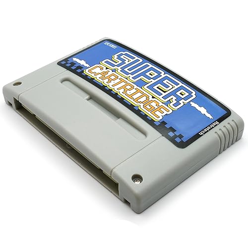 Miniatura 3 de Retrotech Super 1000 In 1 Game Cartridge for SNES Super Nintendo 16 Bit Game Console - Gray