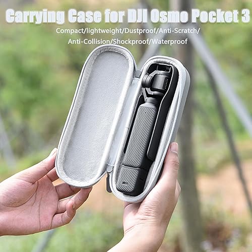 Miniatura 2 de Estuche de transporte para DJI Osmo Pocket 3 Cámara portátil PU impermeable Bolsa de almacenamiento de viaje Estuche de transporte duro Bolsa de