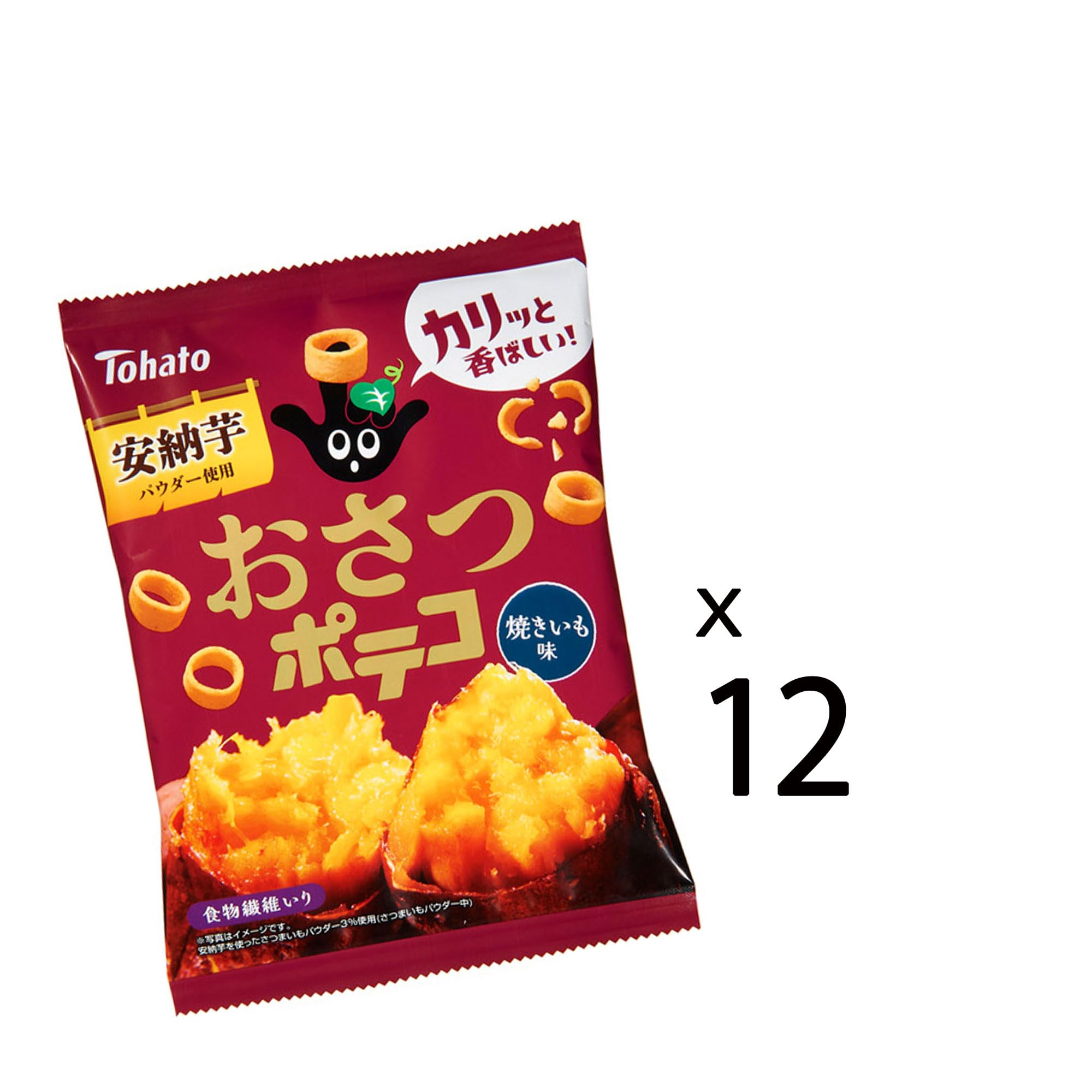 をいも Amazon.co.jp: 東ハト おさつポテコ焼きいも味 52g×12袋 : 食品・飲料