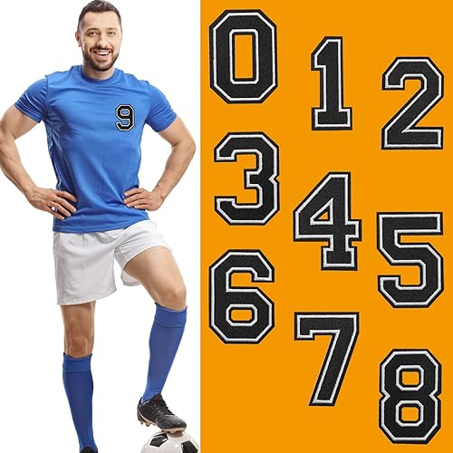 Miniatura 5 de 3 parches de letras termo-adhesivas de 3.14 pulgadas, parche de letras bordadas completo, letras del alfabeto de hierro A-Z, parches para coser para