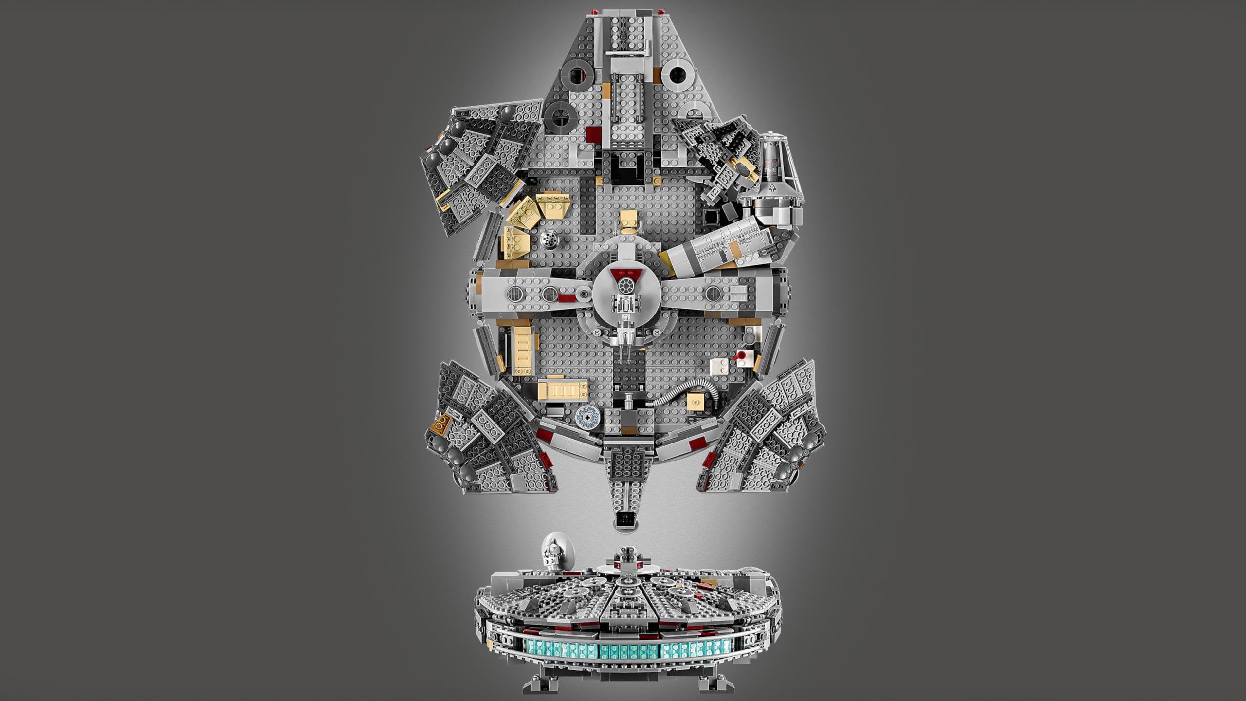 Amazon.com: Lego 75257 Star Wars Millennium Falcon Starship 