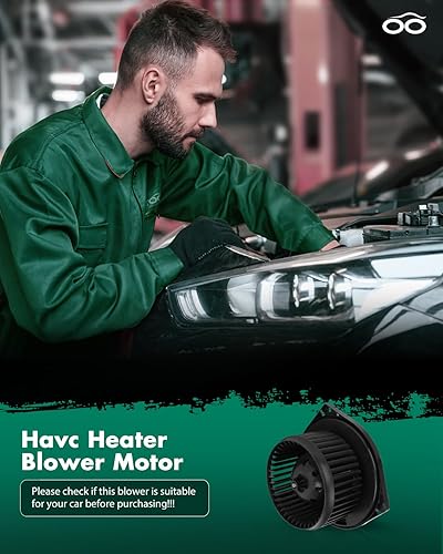 Miniatura 7 de SCITOO Motor soplador de calefactor HVAC con jaula de ventilador frontal 700314 para Nissan para NV1500, para Nissan para NV2500, para Nissan para