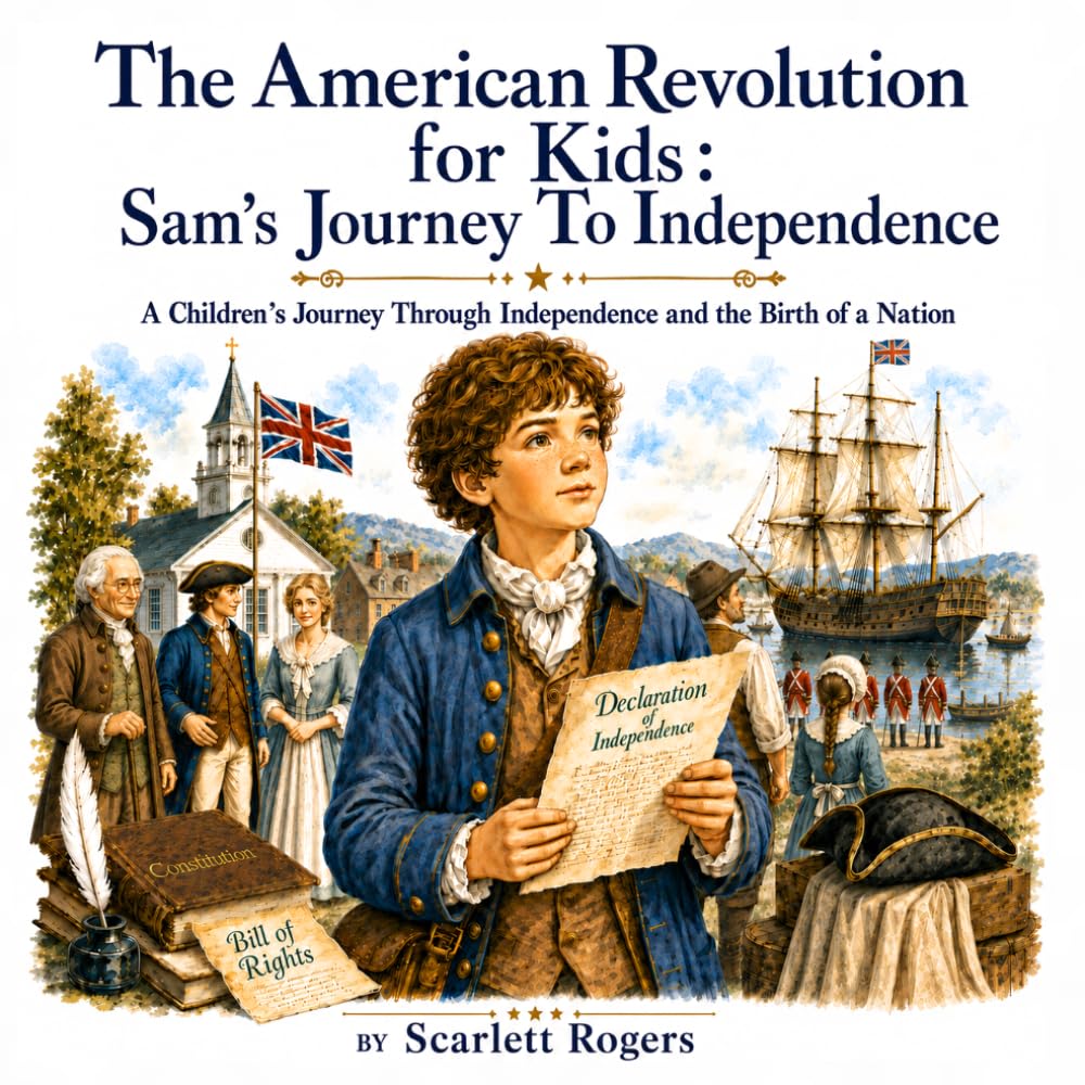 The American Revolution For Kids : Sam's Journey To Independence: A Story Of Independence, The Revolutionary War, And The Declaration Of Independence