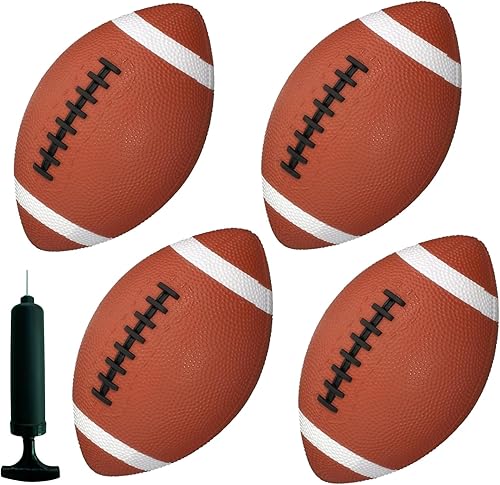 Miniatura 4 de AppleRound 4-Pack Small Sports Balls for Toddlers Kids with Air Pump - Choose Your Style: 4X [5" Soccer Balls] or 4X [5" Basketballs] or 4X [6.5" 4