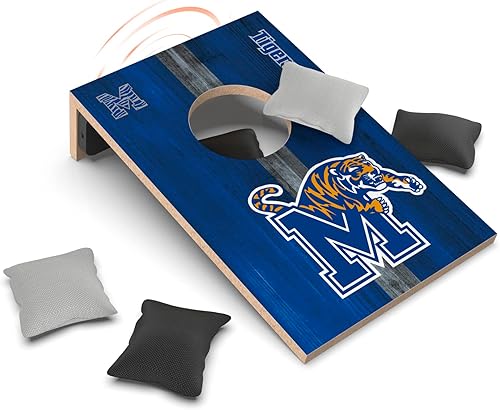 Vista 64 de SOAR Juego de Cornhole de mesa NCAA y altavoz Bluetooth