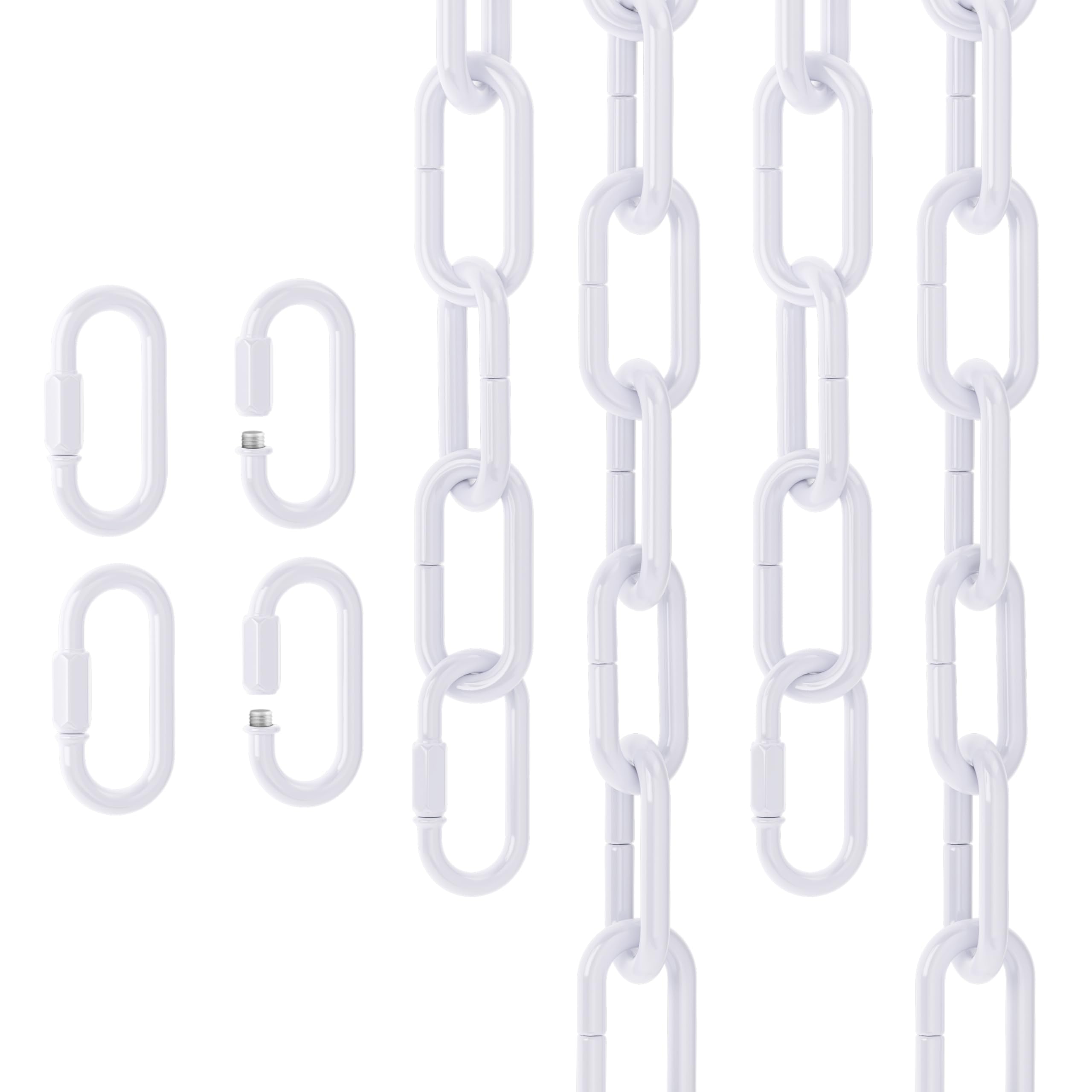garini 10 Feet Industrial Black Light Fixture Chain, Adjustable Metal Pendant Chandelier Chain Extension with Detachable Link, Maximum Load is 66 Pounds — Amazon image 16