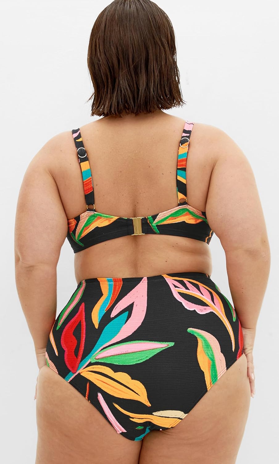 City Chic Women's Plus Size Top - Maui Print Underwire Bikini - Image 4