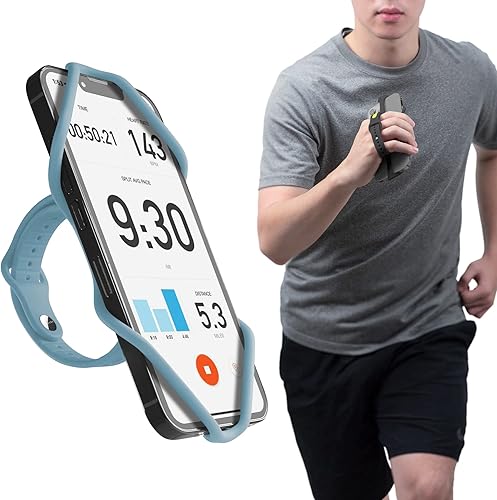 Hueso Run Tie Handheld 2, soporte para teléfono para pulsera de mano para ejercicio, gimnasio, correr, entrenamiento para iPhone 13 Pro Max 12 11 X
