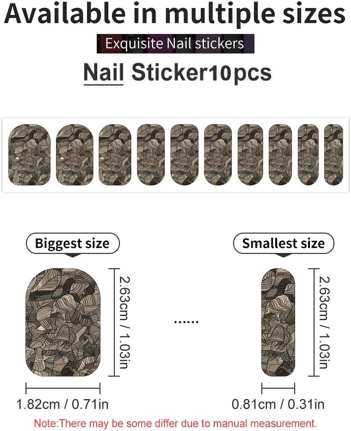 Nail Strips Bundle Full Wrap Long Lasting Nail Polish Strips Easy Application and Removal Salon Quality Self Adhesive Art Stickers for Women Gifts