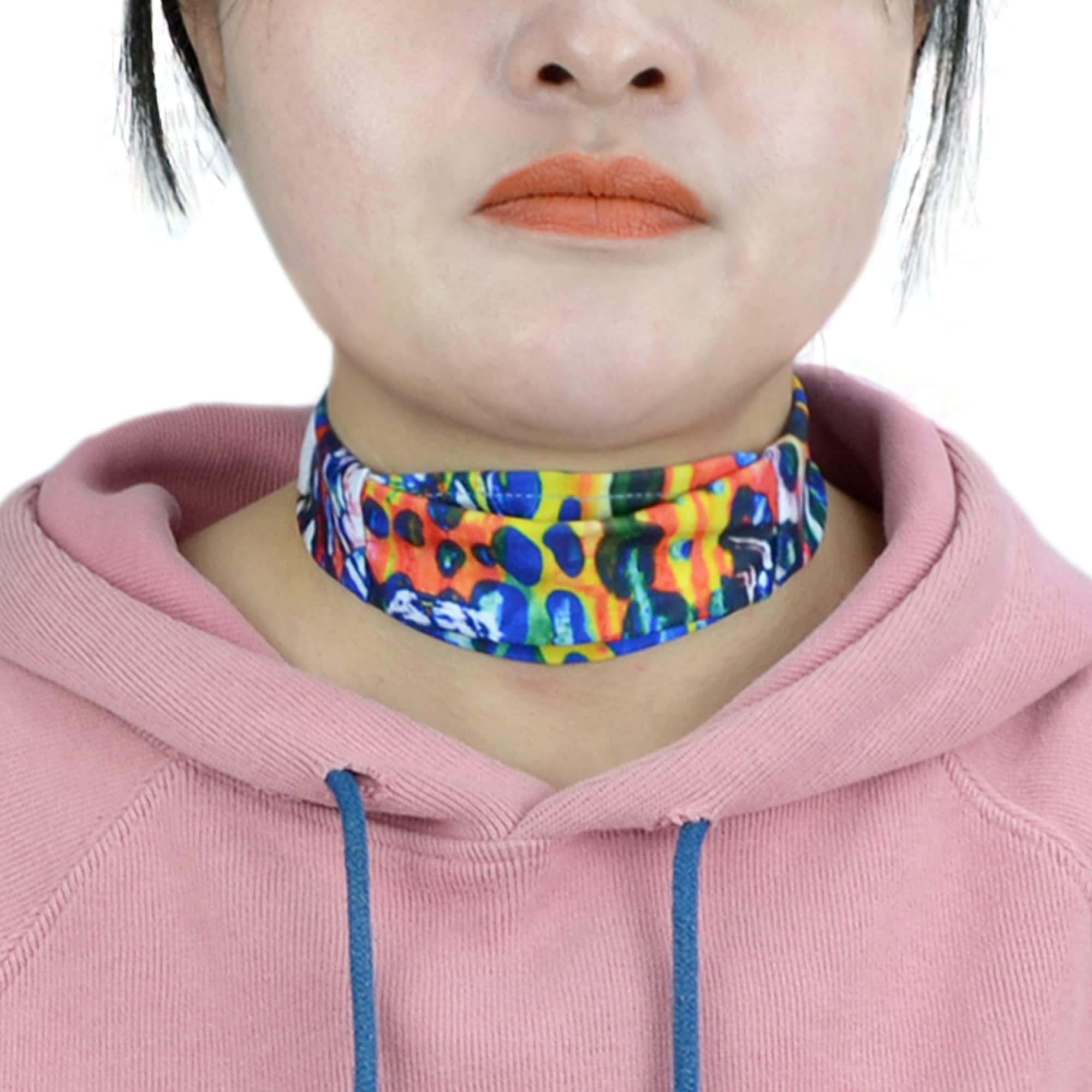 rainbowstar 2 Pack Trach Covers for Tracheostomy Tube Holder Neck Trach Protector Dust- Proof Shield