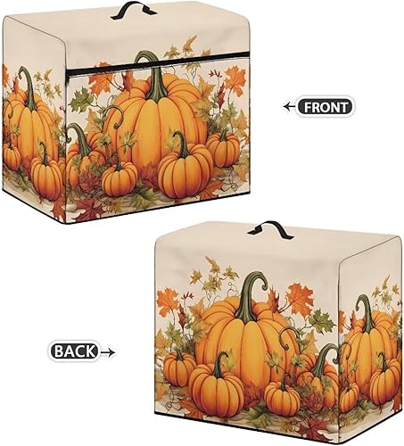 Miniatura 247 de Mumeson Cubierta antipolvo para máquina de coser de gatos negros con flores, para la mayoría de máquinas de coser estándar, plegable, duradera