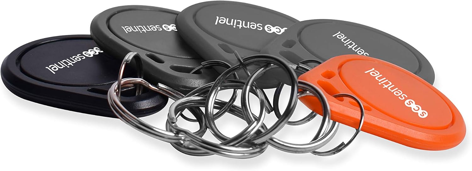 SCS Sentinel RFID badges in various colors