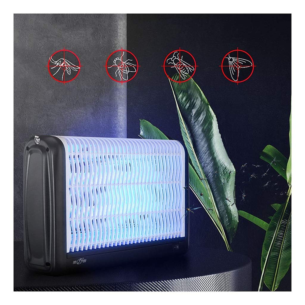 Mückenfalle mit Lampe, Mückenvernichter für den Innenbereich, elektrischer Insektenvernichter, Fliegenvernichter, UV-Wellen-Mückenvernichter für Privat- und Gewerbegebrauch, 1800–2000 V LED-