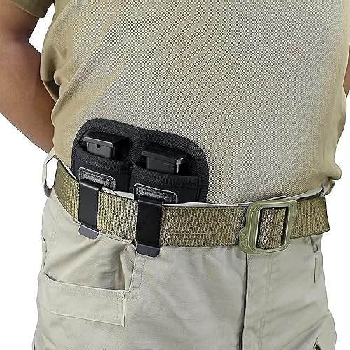 Miniatura 7 de Depring Funda táctica para cinturón y bolsa doble para cargador