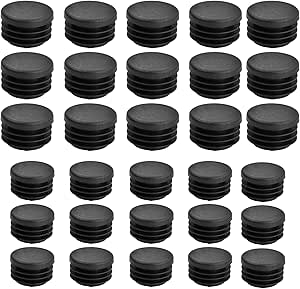 EMFA Lamellenstopfen Rund 90mm Weiß - Rohrverschluss Für Stahlrohre & Möbelbau