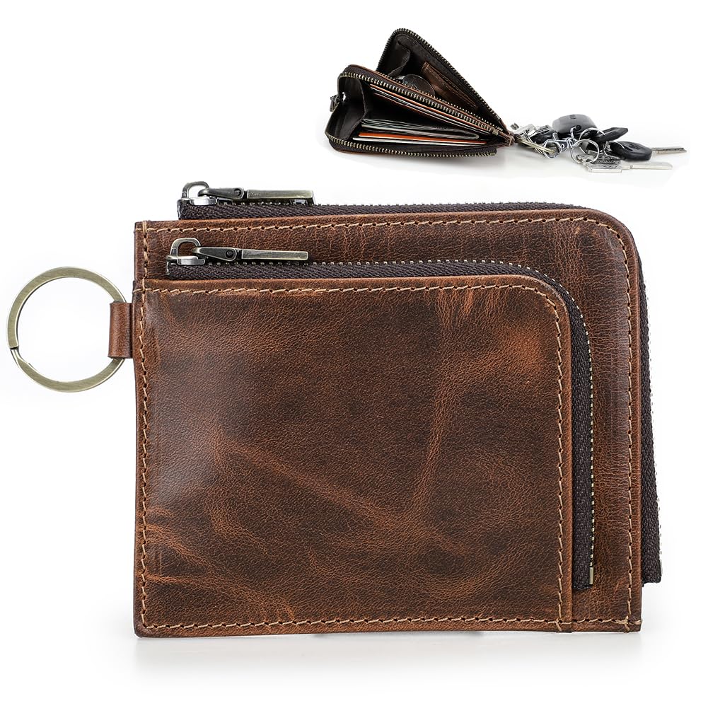 Sam's Design Vintage Genuine Leather Wallet with RFID Airtag Slot Key Holder Zipper Coin Pocket, Card Holders Pouch, Bankn... - Review, Price and Buying Guide