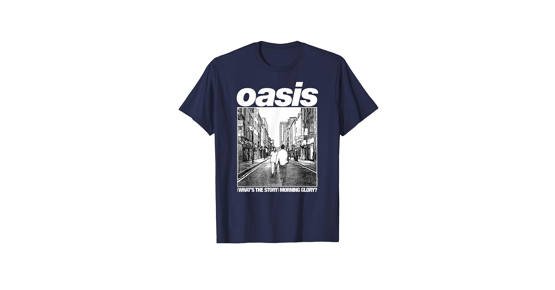 Amazon | Oasis – Amazon Exclusive WTSMG In Navy Tシャツ | T